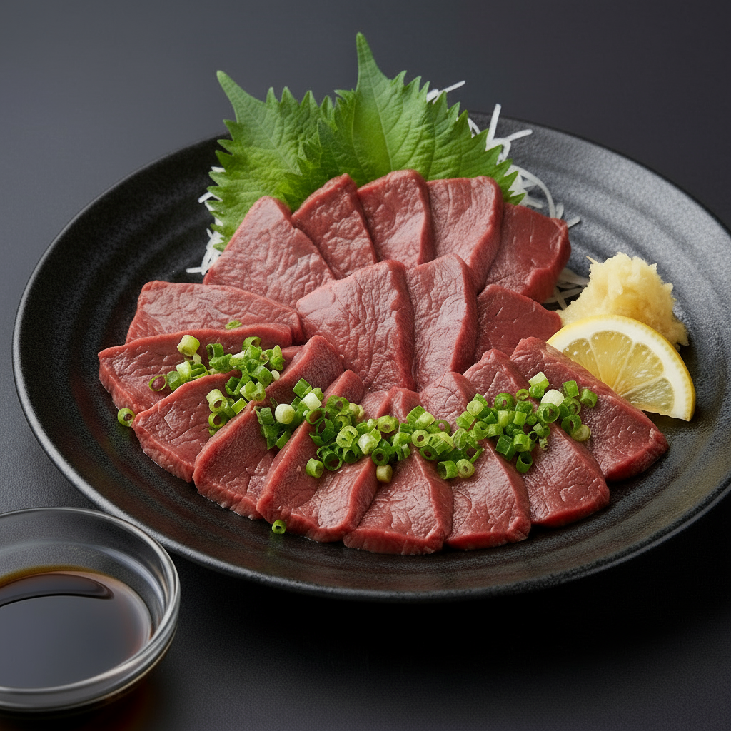 熊本馬刺しのハツ商品画像-馬刺しキングダム